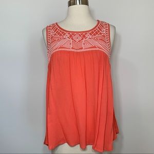 Eden Society Embroidery Detail Top